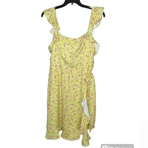 BCBGeneration Floral flutter sleeve sundress sz 16 - Picture 1 of 7